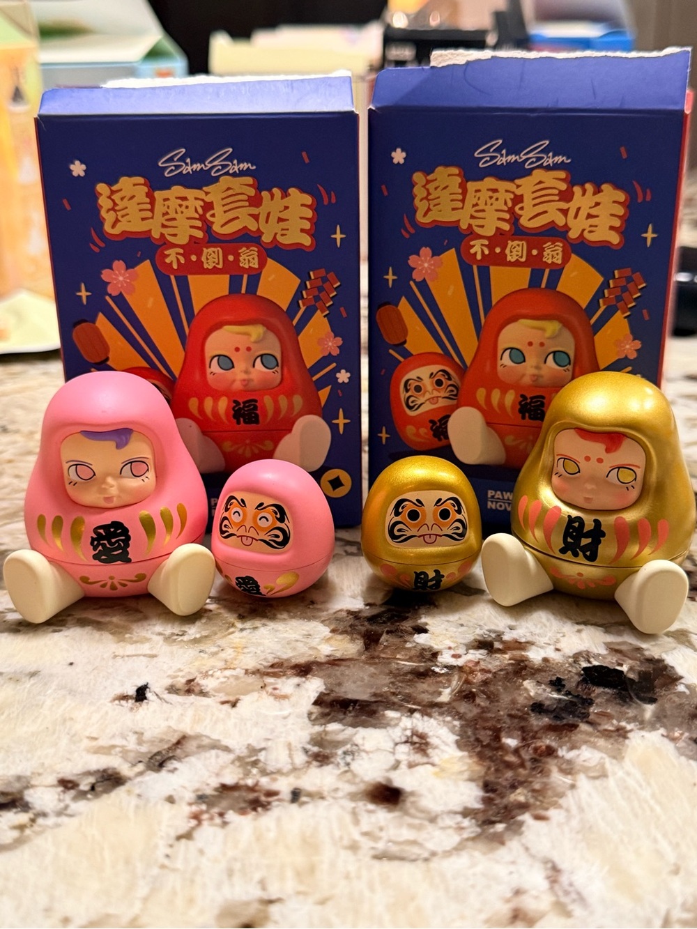 PAWS NOVA x SamSam Daruma Russian Doll Series